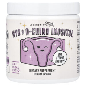 Legendairy Milk Myo e D-Chiro Inositol 120 Cápsulas Veganas