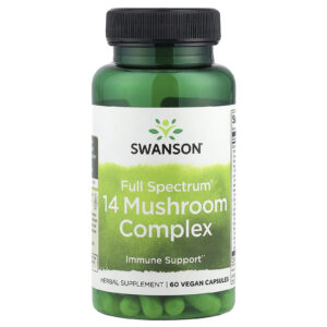 Swanson Full Spectrum® Complexo de 14 Cogumelos 60 Cápsulas Veganas