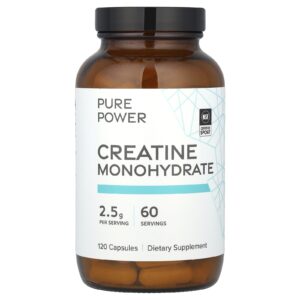 Dr. Mercola Creatina Mono-Hidratada 120 Cápsulas (125 g por Cápsula)