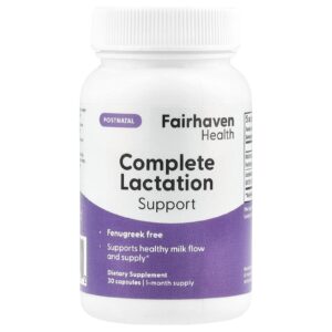 Fairhaven Health Suporte Completo à Lactação 30 Cápsulas