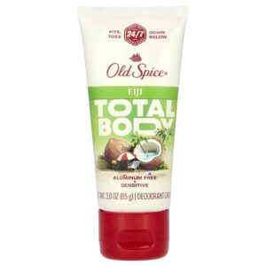 Old Spice Total Body Creme Desodorante Sem Alumínio Fiji 85 g (3 oz)