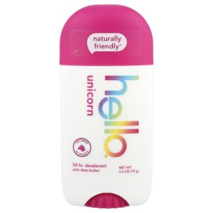 Hello Desodorante com Manteiga de Karité Unicórnio 24 Horas 73 g (26 oz)