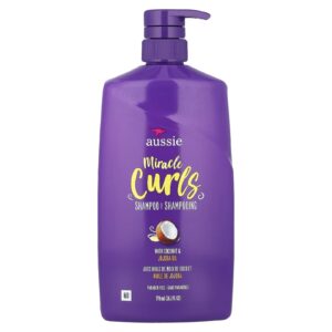 Aussie Cachos Milagrosos Shampoo com Óleo de Jojoba e Coco 778 ml (262 fl oz)