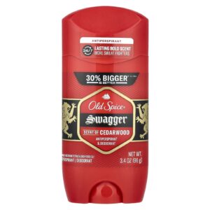 Old Spice Desodorante e Antitranspirante Swagger Cedro 96 g (34 oz)