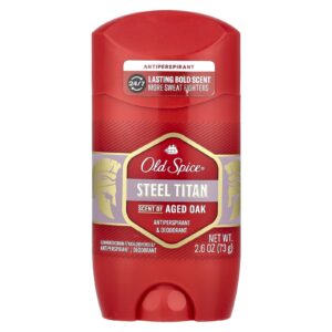 Old Spice Desodorante e Antitranspirante Steel Titânio Carvalho Envelhecido 73 g (26 oz)