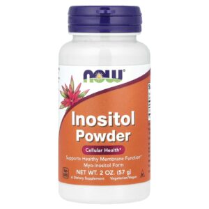 NOW Foods Pó de Inositol 57 g (2 oz)