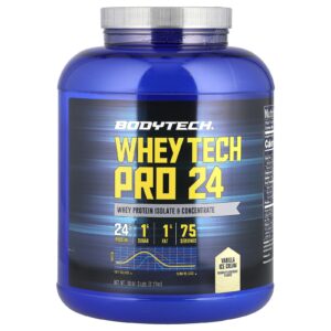 BodyTech Whey Tech Pro 24 Sorvete de Baunilha 227 kg (5 lb)