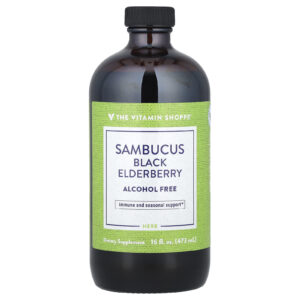 The Vitamin Shoppe Sabugueiro Negro Sambucus Sem Álcool 473 ml (16 fl oz)