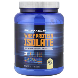 BodyTech Isolado de Proteína Whey Baunilha Francesa 680 g (15 lb)
