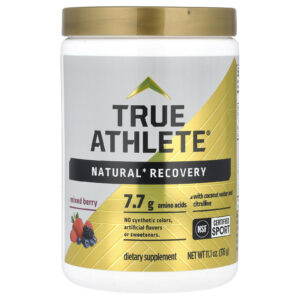 True Athlete Recuperação Natural com Água de Coco e Citrulina Frutos Silvestres 316 g (111 oz)