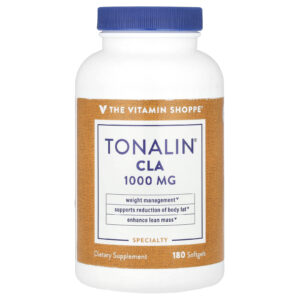 The Vitamin Shoppe Tonalin® CLA 1.000 mg 180 Cápsulas Softgel