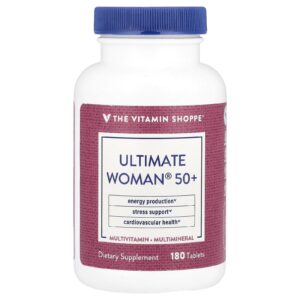 The Vitamin Shoppe Ultimate Woman® 50+ Multivitamínico e Multimineral 180 Comprimidos