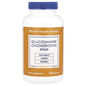 The Vitamin Shoppe Glicosamina Condroitin MSM 120 Cápsulas