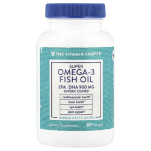 The Vitamin Shoppe Óleo de Peixe Super Ômega-3 60 Cápsulas Softgel