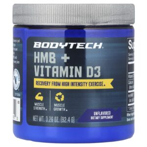 BodyTech HMB + Vitamina D3 Sem Sabor 924 g (326 oz)