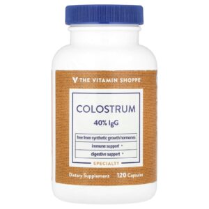 The Vitamin Shoppe Colostro 120 Cápsulas (500 mg por Cápsula)