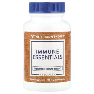 The Vitamin Shoppe Immune Essentials 60 Cápsulas Vegetais