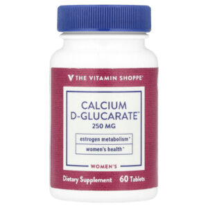 The Vitamin Shoppe Calcium D-Glucarate™ para Mulheres 250 mg 60 Comprimidos