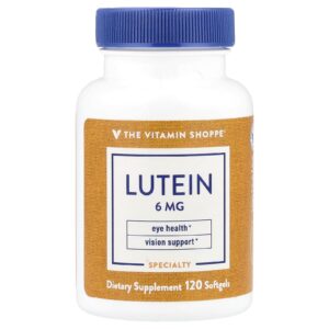The Vitamin Shoppe Luteína 6 mg 120 Cápsulas Softgel