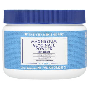 The Vitamin Shoppe Glicinato de Magnésio em Pó Sem Sabor 205 g (723 oz)