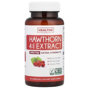 Healths Harmony Extrato 4:1 de Espinheiro 2.660 mg 60 Cápsulas