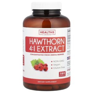 Healths Harmony Extrato 4:1 de Espinheiro 2.660 mg 180 Cápsulas