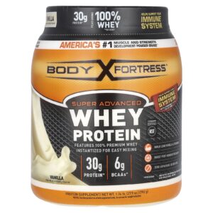 Body Fortress Proteína Whey Super Advanced Baunilha 792 g (174 lb)