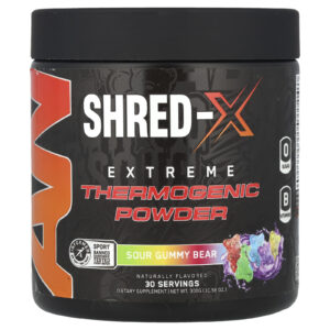 ABE Shred-X Pó Termogênico Extremo Goma de Ursinhos Azeda 300 g (1058 oz)