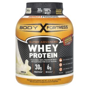 Body Fortress Proteína Whey Super Advanced Baunilha 1.769 g (39 lb)