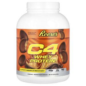 C4 / Cellucor Proteína Whey C4® Manteiga de Amendoim e Chocolate Reeses 265 kg (585 lb)