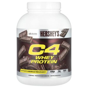 C4 / Cellucor Proteína Whey C4® Chocolate ao Leite da Hershey 238 kg (524 lb)