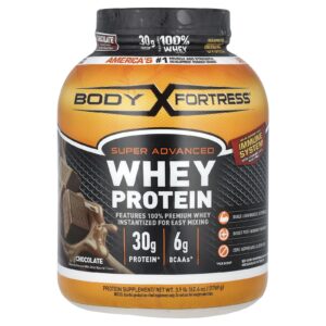 Body Fortress Proteína Whey Super Advanced Chocolate 1.769 g (39 lb)