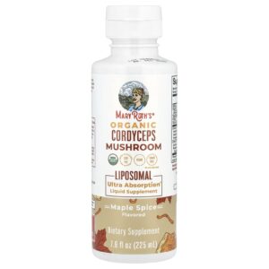 MaryRuths Cogumelo Cordyceps Lipossomal Orgânico Especiaria de Bordo 225 ml (76 fl oz)