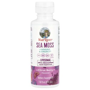 MaryRuths Musgo Marinho + Lipossomal Immune e Energy Frutos Silvestres 225 ml (76 fl oz)