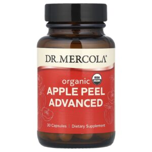 Dr. Mercola Peeling de Maçã Orgânica Avançado 30 Cápsulas