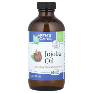 Earths Care Óleo de Jojoba 100% Puro Prensado a Frio 236 ml (8 fl oz)