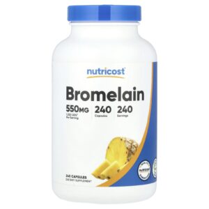 Nutricost Bromelina 550 mg 240 Cápsulas
