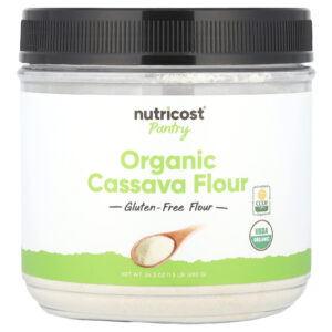 Nutricost Despensa Farinha de Mandioca Orgânica 680 g (243 oz)