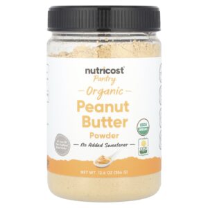 Nutricost Pantry Manteiga de Amendoim Orgânica em Pó 354 g (126 oz)