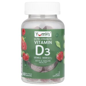 YumVs Vitamina D3 Fruto Silvestre 60 Gomas (2.500 UI por Goma)