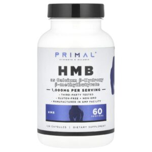 PrePrimal HMB 120 Cápsulas (500 mg por Cápsula)