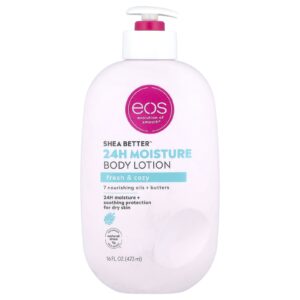 EOS Shea Better™ Loção Corporal Hidratante 24h Refrescante e Acolhedor 473 ml (16 fl oz)
