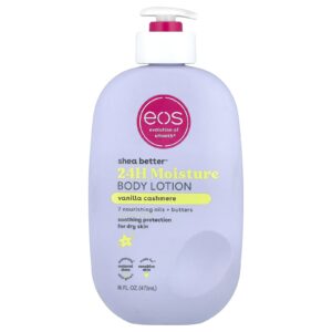 EOS Shea Better™ Loção Corporal Hidratante 24H Cashmere de Baunilha 473 ml (16 fl oz)
