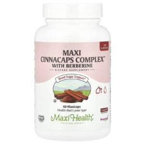 Maxi Health Maxi Cinnacaps Complex™ com Berberina 60 Maxicaps