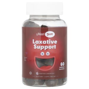 Maxi Health Gomas para Suporte Laxante Fruto Silvestre Natural 60 Gomas Deliciosas