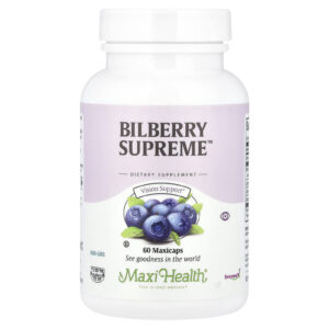 Maxi Health Bilberry Supreme™ 60 Maxicaps