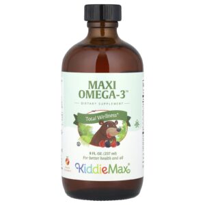 Maxi Health KiddieMax® Maxi Omega-3™ Explosão de Frutas Natural 237 ml (8 fl oz)