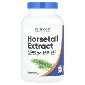 Nutricost Extrato de Cavalinha 5.500 mg 240 Cápsulas
