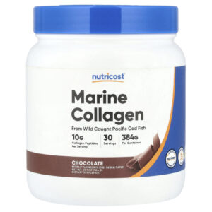 Nutricost Colágeno Marinho Chocolate 384 g (137 oz)