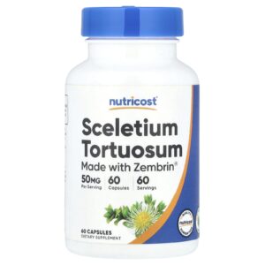 Nutricost Sceletium Tortuosum 50 mg 60 Cápsulas